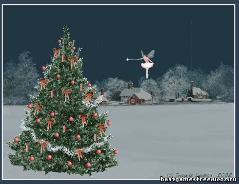 Рождественскую Флеш Открытку Мери Кристмас Новогодние Олени